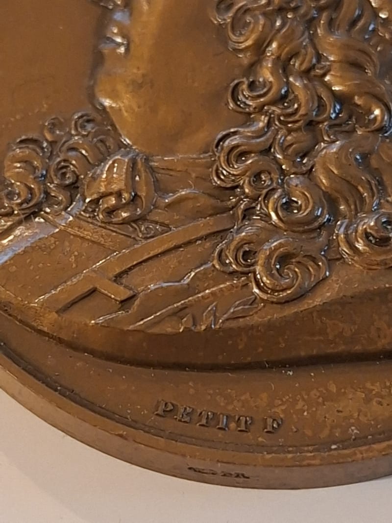 Médaille Bronze Vauban 1819 — vue 2