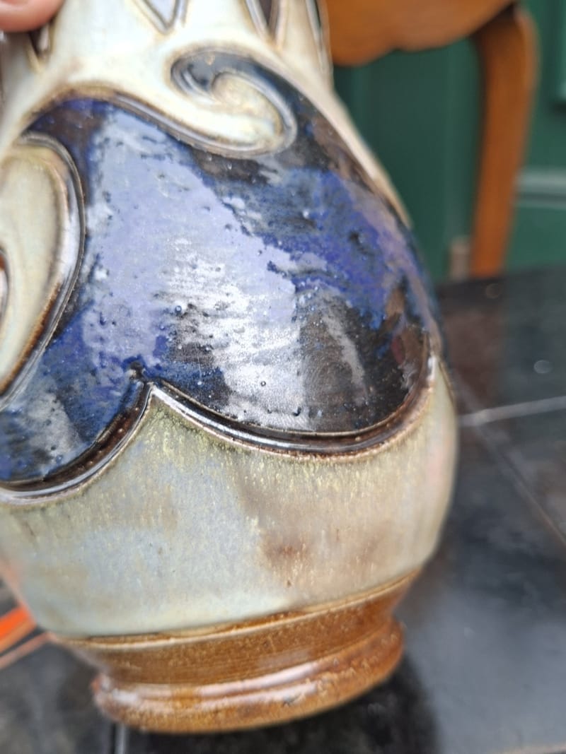 Guérin Bouffioulx Vase Céramique Vagues — vue 4