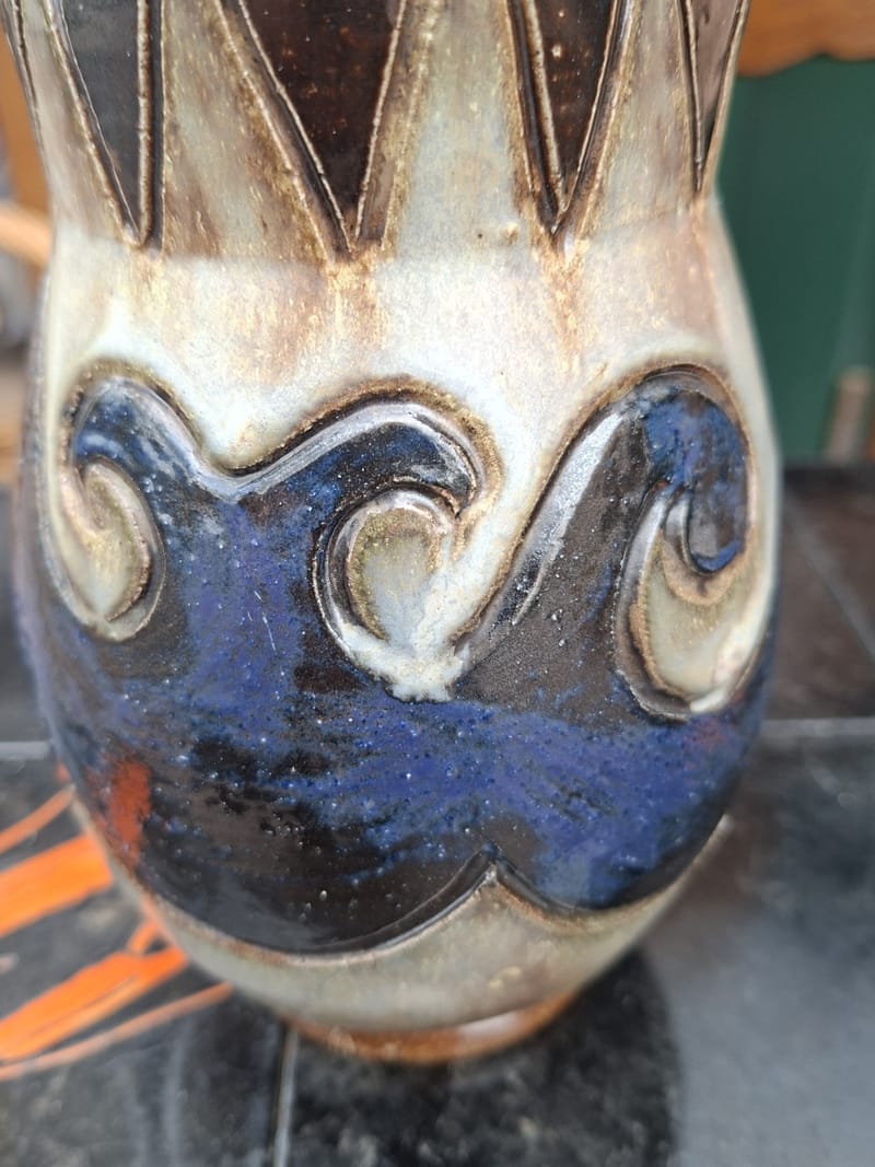Guérin Bouffioulx Vase Céramique Vagues — vue 6