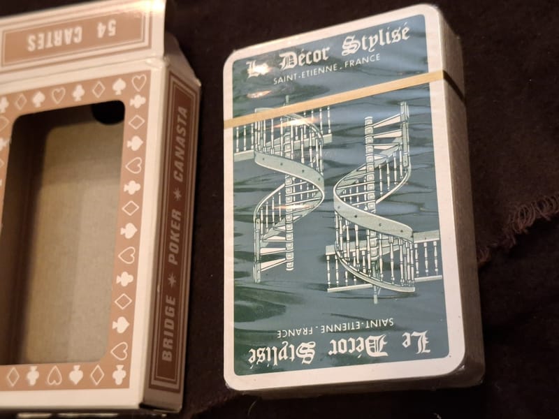 Cartes Jeu Ducale Le décor stylisé St Etienne sous blister 54 — vue 2