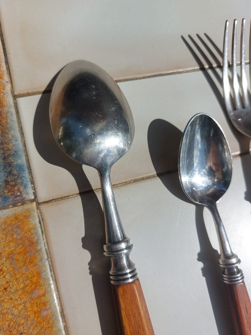 Couverts Argent Plaqué Bois Sté SADC Silver Silber — vue 4