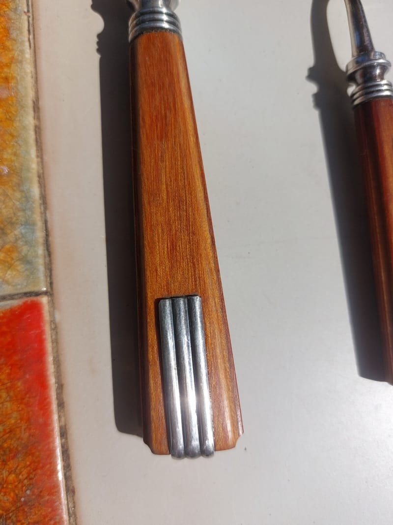 Couverts Argent Plaqué Bois Sté SADC Silver Silber — vue 5