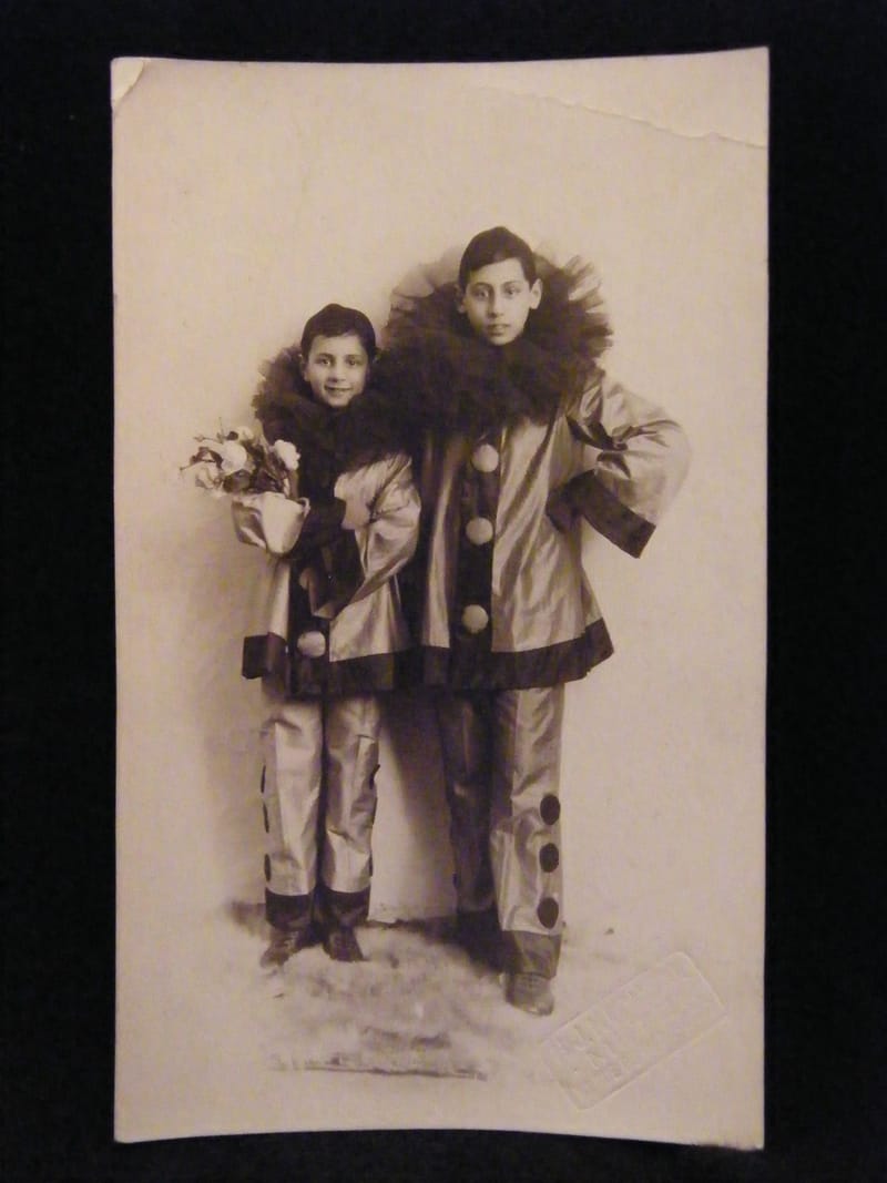 "Photographie Carte postale Colombins HJ Klousal Metz  XIX ème Siècle"
