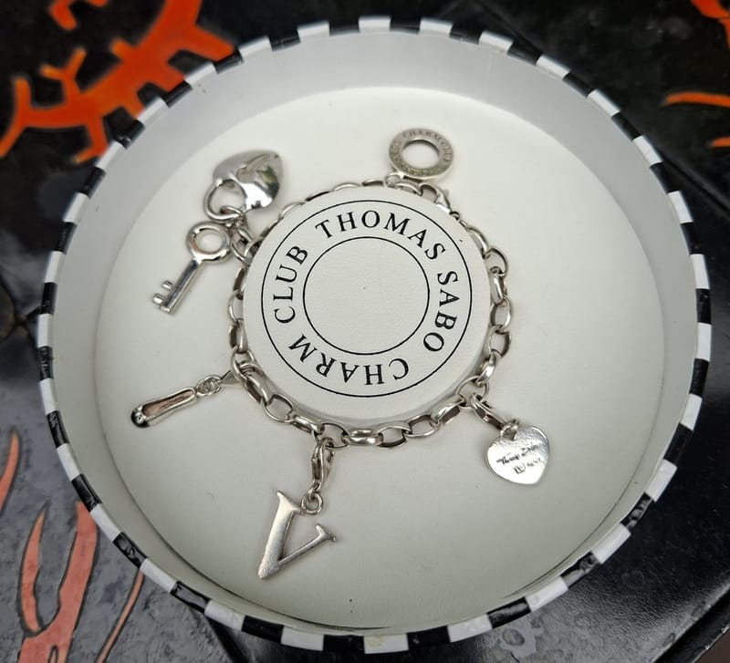 Thomas Sabo Argent Massif 925 Charm Club Bracelet Sterling Silver Silber