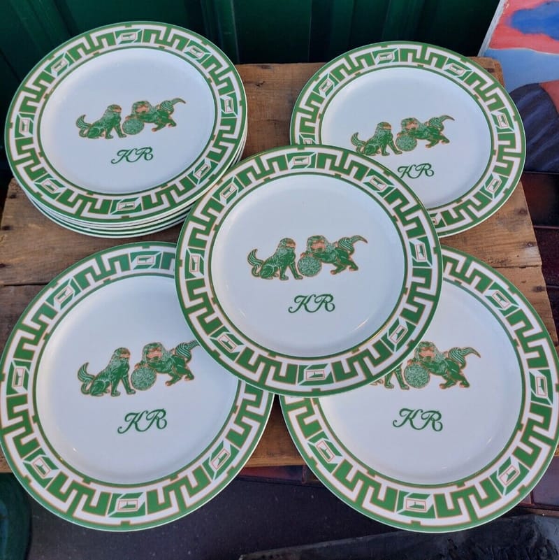 Villeroy Boch Assiettes Luxembourg Décor Chiens de Fô