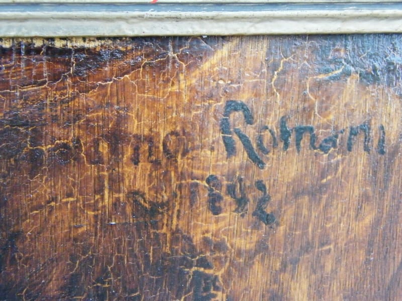 Jeune Fille Juana Romani Huile sur Panneau Copie d'après Juana Romani — vue 5