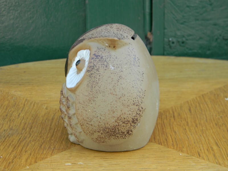 Tirelire Chouette Hibou en céramique — vue 4