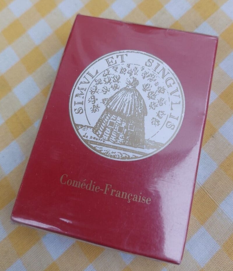 Cartes Jouer Comédie Française Edition Dusserre Paris sous blister