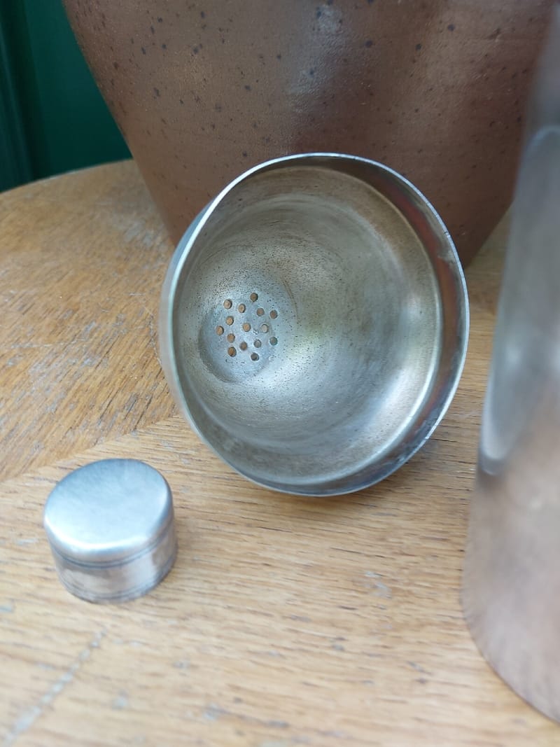 Shaker Cocktail Argent Plaqué Silver Silber — vue 5