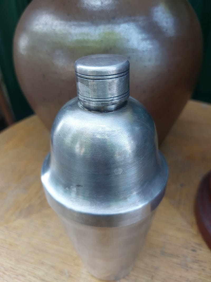 Shaker Cocktail Argent Plaqué Silver Silber — vue 2