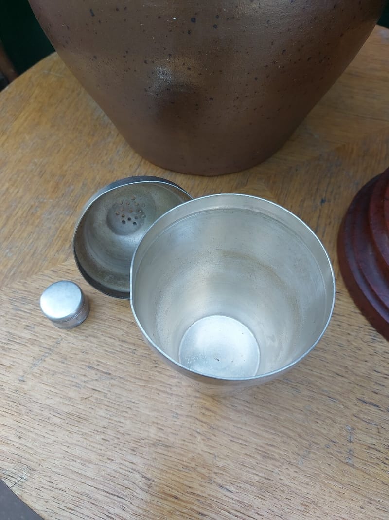 Shaker Cocktail Argent Plaqué Silver Silber — vue 4