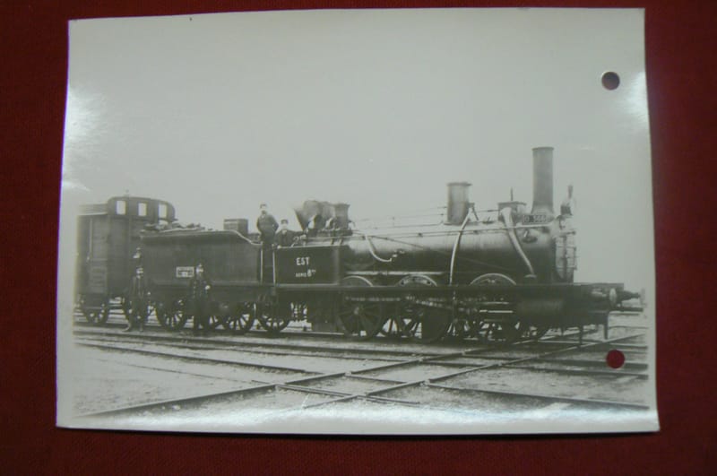 "Photographie Locomotive Vapeur Marc Seguin Série 8 Bis en 1905"