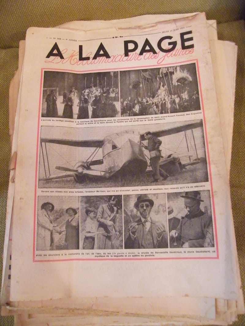 "A la page N°169 Juin 1933 Flore de Normandie"
