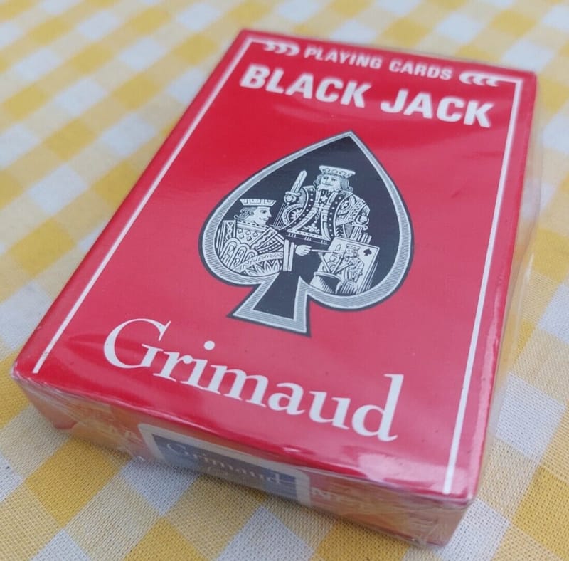 Cartes Jouer Black Jack Grimaud sous blister