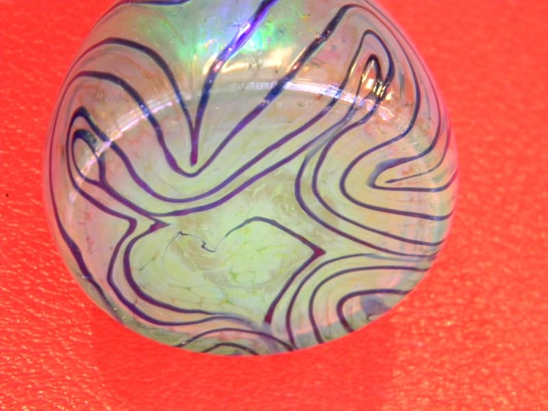 Ouraline Fritz Heckert Vase Verre  Circa 1902 uranglass Art Nouveau — vue 5