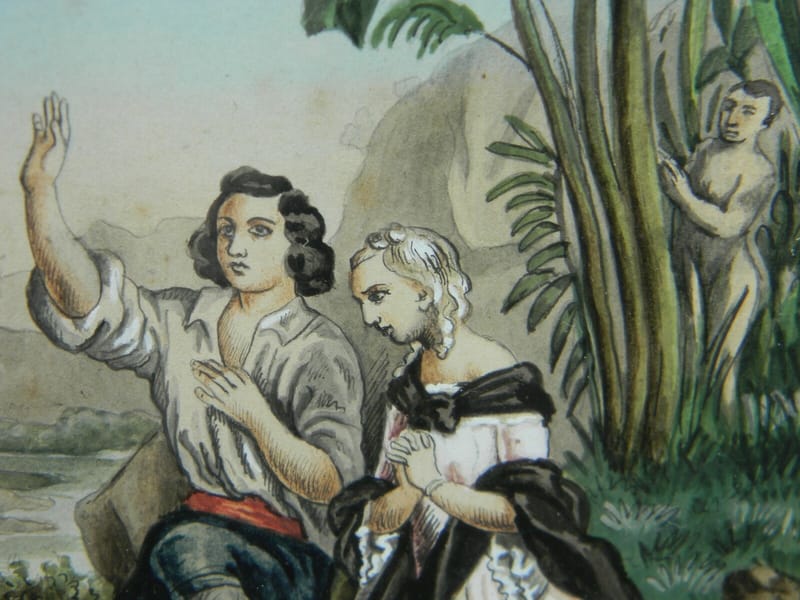 Yambo Dessin Gouache XIX ème Siècle — vue 4