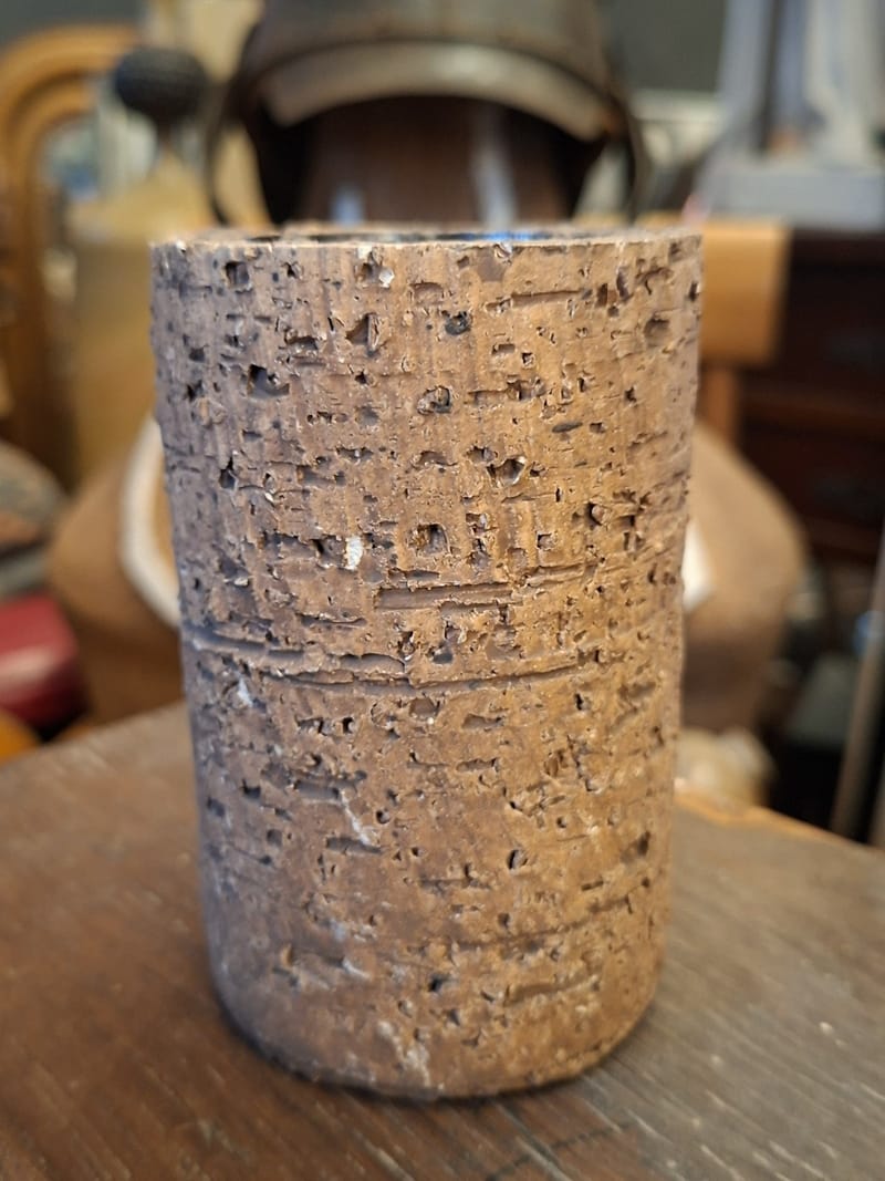 Céramique Chamotte Vase Rouleau Grès Brutaliste — vue 3