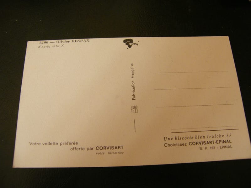 "Carte Postale Olivier Despax  Corvisart 1286" — vue 2