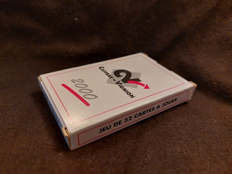 Cartes Héron Caffray Vignion 2000 sous blister — vue 2