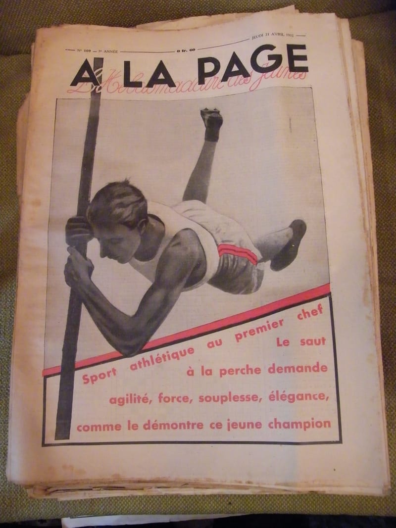 A la page N°109 Avril 1932 Saut à la perche