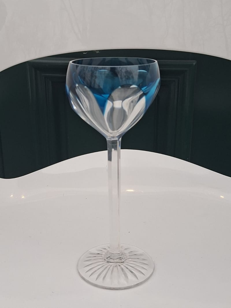 St Louis Roemer Cristal Joseph Verre Roemer Saint Louis Turquoise