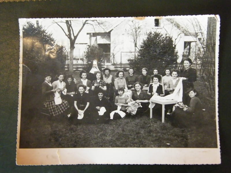 Photographie Metz 1949 Ecole de Couture Rue Principale