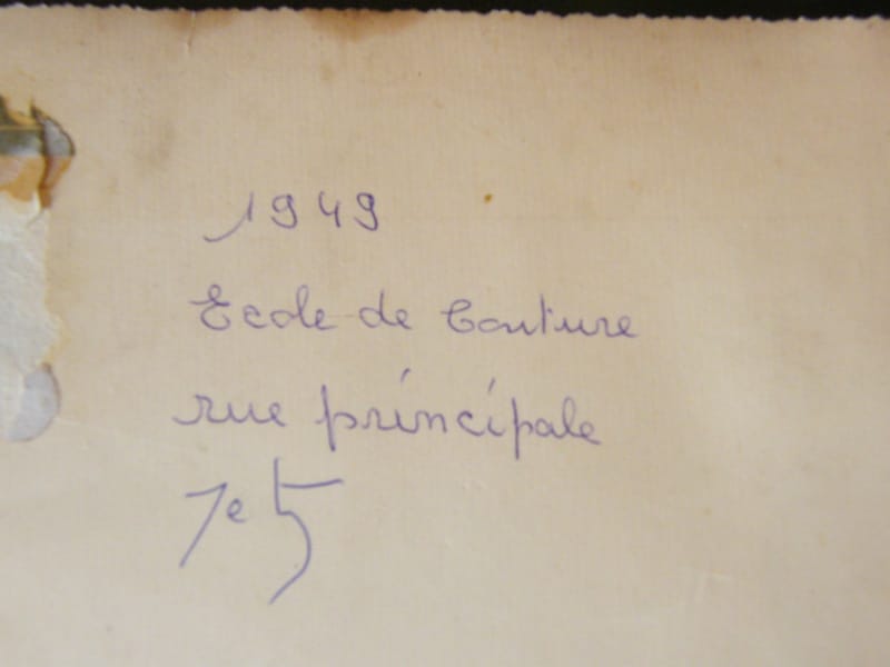Photographie Metz 1949 Ecole de Couture Rue Principale — vue 2