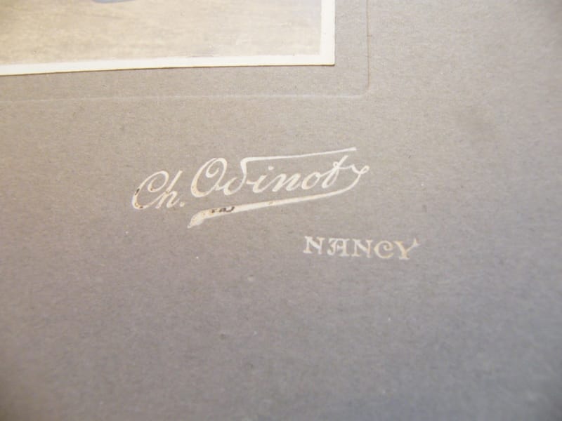 Photographie Enfants âne Grand Format début XX ème siècle Ch Odinot Nancy — view 4 of 4
