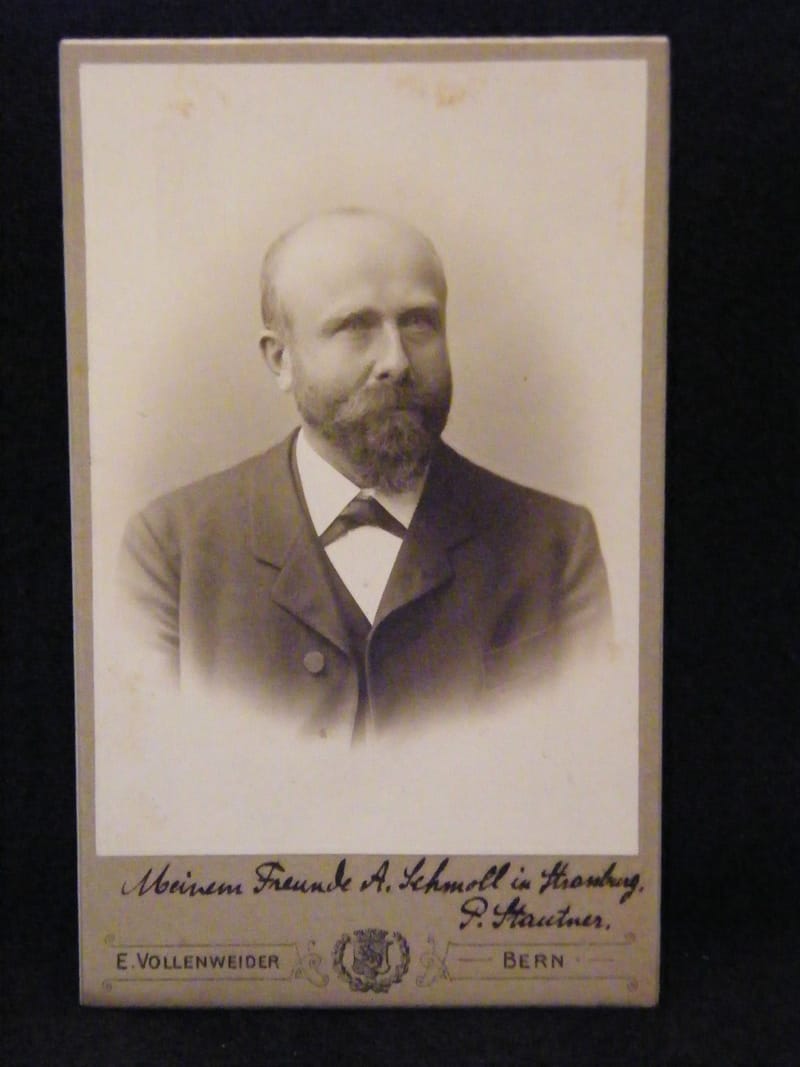 "Photographie CDV Homme E Vollenweider Bern Suisse XIX ème Siècle"