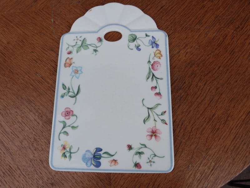 Villeroy Boch Planche Découper Bone China Mariposa Cheese Cracker Board