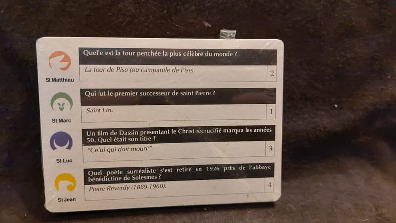 Cartes Jeu Catéchic sous blister — vue 2