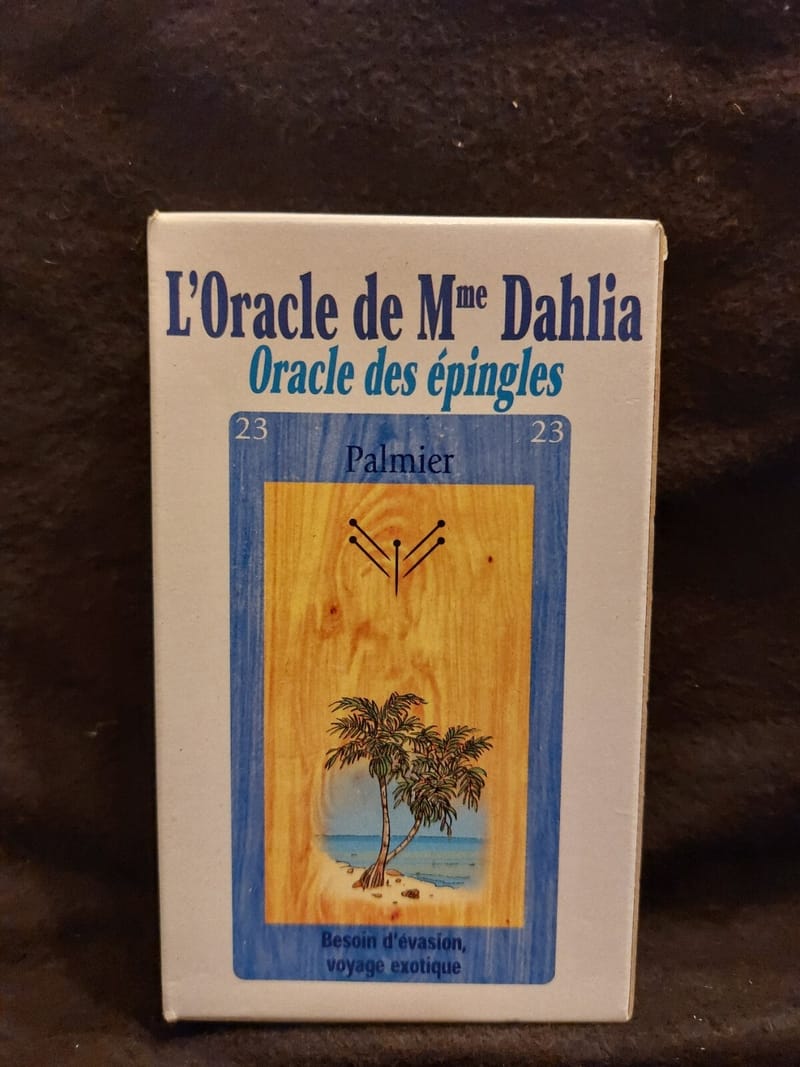 Cartes Tarot Oracle Epingles de Mme Dahlia FJP