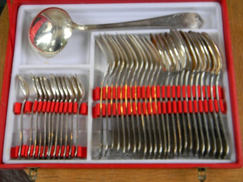 François Frionnet Argent Ménagère 37 Pièces Louis XV Argent Plaqué Silver Silber — vue 2