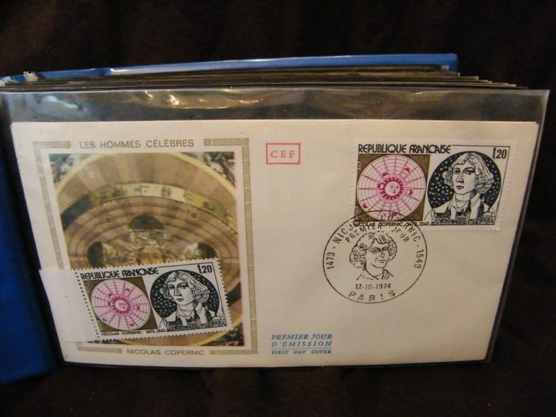 "Enveloppe 1er jour Nicolas Copernic 1974 + 1 timbre non oblitéré"