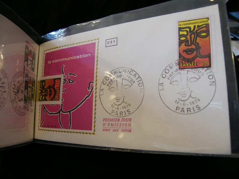 "Enveloppe 1er jour La Communication 1976 + 1 Timbre non oblitéré"