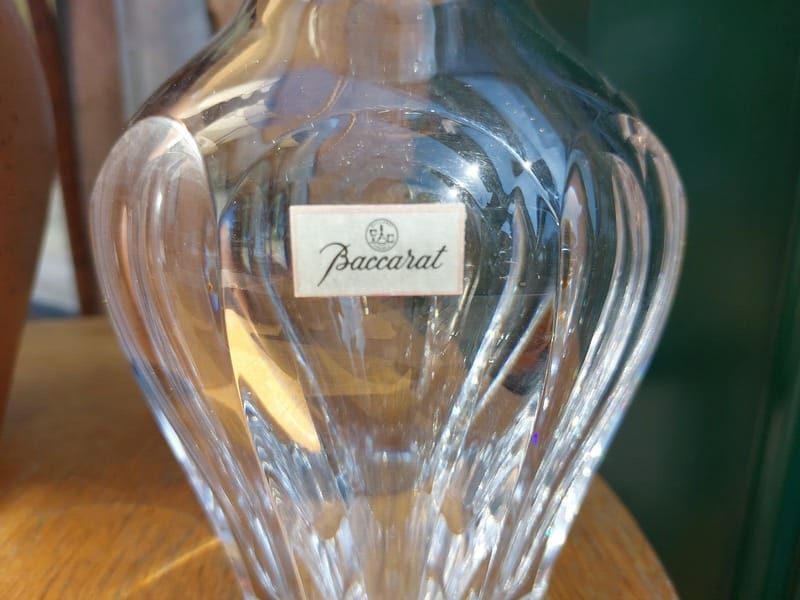 Baccarat Vase Cristal signé 25 cm — vue 6