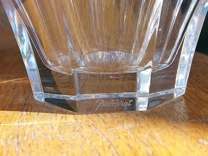 Baccarat Vase Cristal signé 25 cm — vue 7
