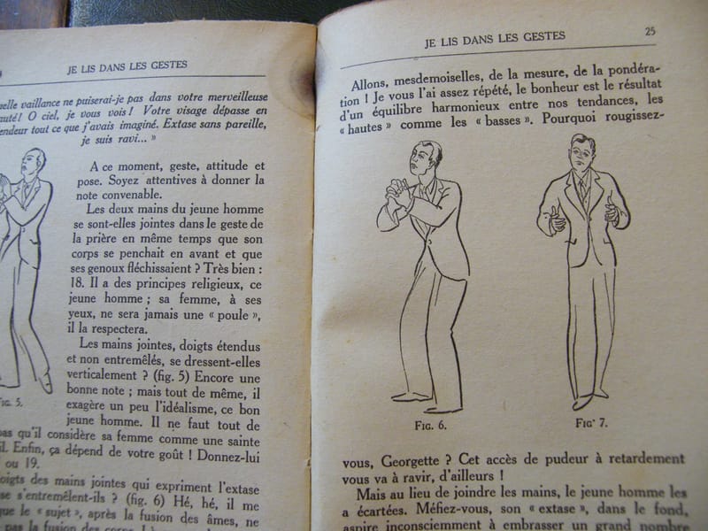 Je lis dans les gestes Jean des Vignes Rouges 1938 Démarches Tics Mimiques — vue 2