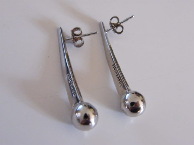Nuovegioie Italy Argent Massif Silver Silber 925 Paire de Boucles d'oreilles
