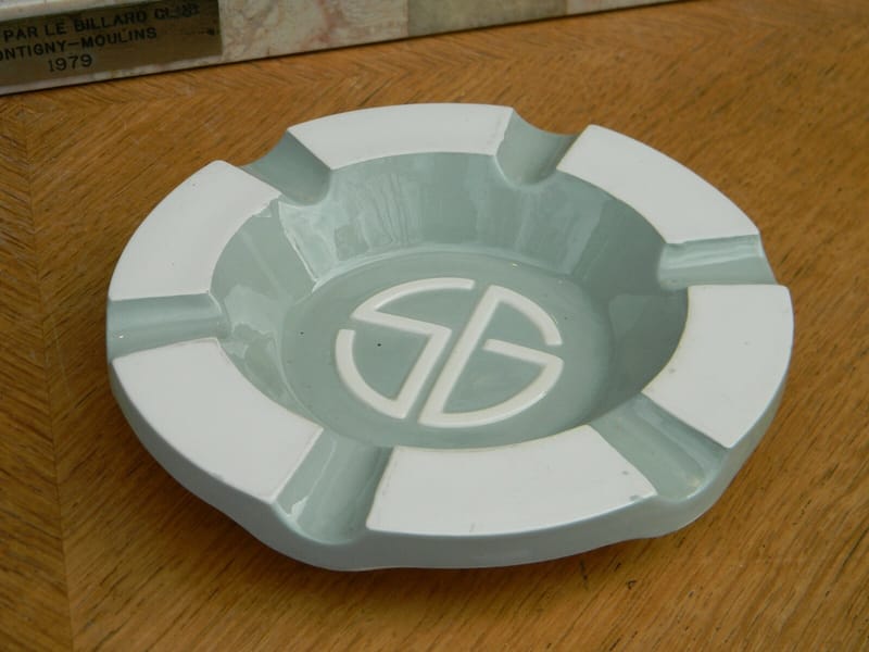 Cendrier Art Déco Céramique Sarreguemines Digoin SG — vue 2