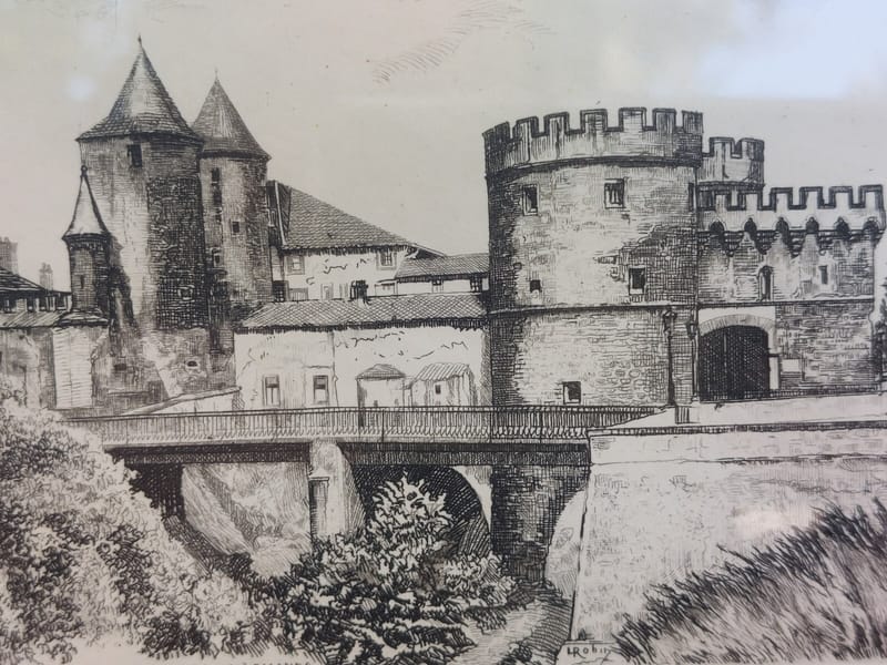 Metz Leopold Robin Porte des Allemands Eau Forte — vue 4