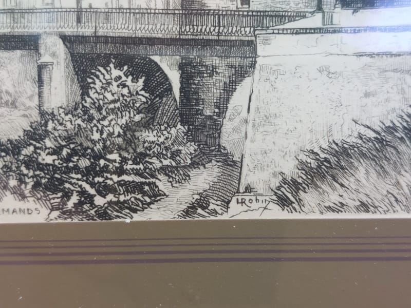Metz Leopold Robin Porte des Allemands Eau Forte — vue 5