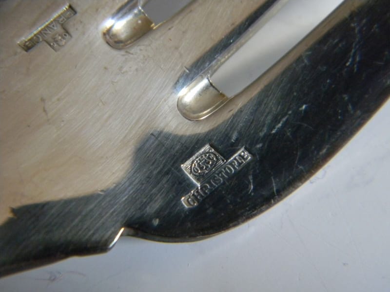 Christofle Fourchette service Argent Plaqué Modèle Pompadour Silver Silber — vue 3