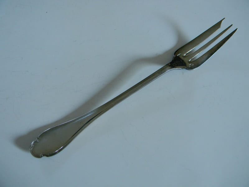 Christofle Fourchette service Argent Plaqué Modèle Pompadour Silver Silber
