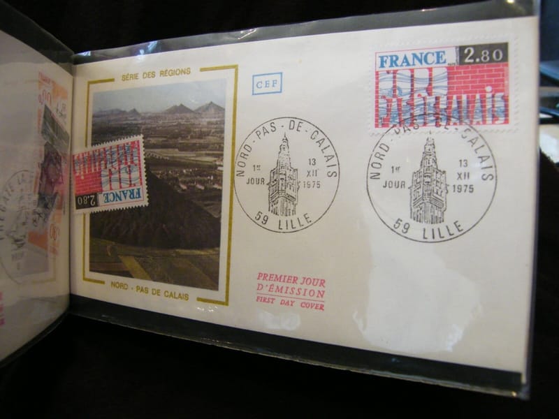 "Enveloppe 1er jour Nord Pas de Calais 1975 + timbre non oblitéré"