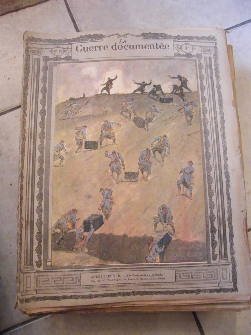 "La guerre Documentée 1914 1918 N°55 WWI André Fremond"