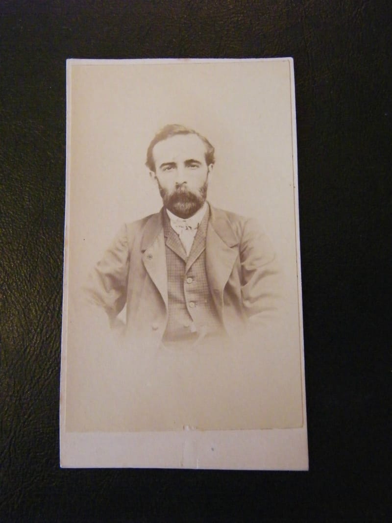 "Photographie Portrait Homme Barbe  XIX ème Siècle"