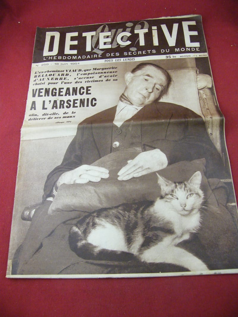 Qui ? Détective N°259 18 Juin 1951 Vengeance àl'Arsenic Cheminot Bellouard"