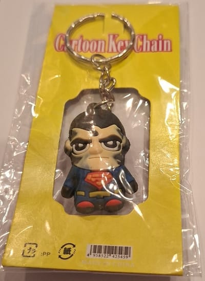 Porte Clé Superman sous Blister Cartoon Key Chain
