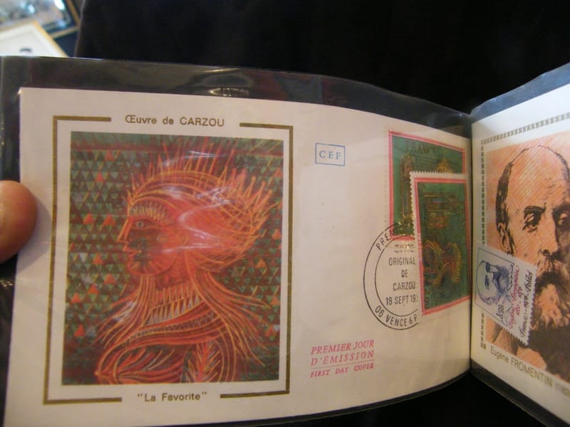 "Enveloppe 1er jour Oeuvre de Carzou la Favorite 1976 + 1 timbre non oblitéré"